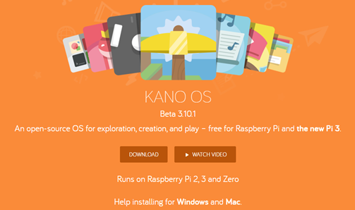 KANO OS: open-source, free for Raspberry Pi and the new Pi3